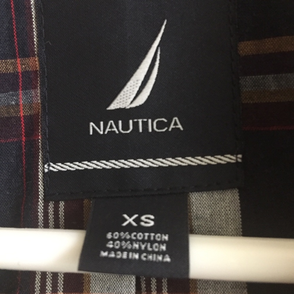 NAUTICA TAN TRENCH COAT - Picture 5 of 8